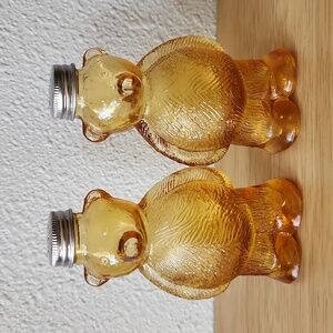 Vintage Teddy Bear Salt & Pepper Shakers